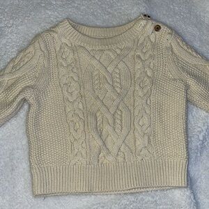 EUC Baby gap cream sweater size 6-12 months
